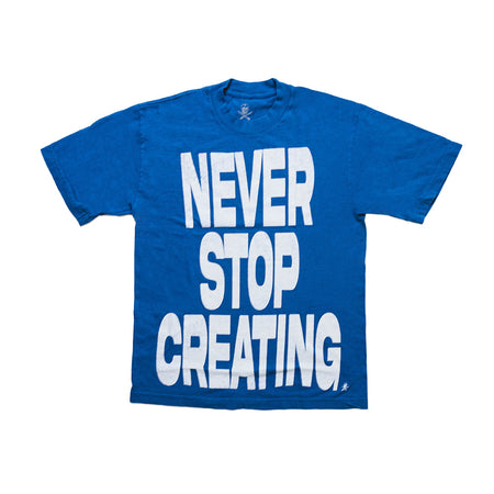 Never Stop Creating Tee - Blue Moon