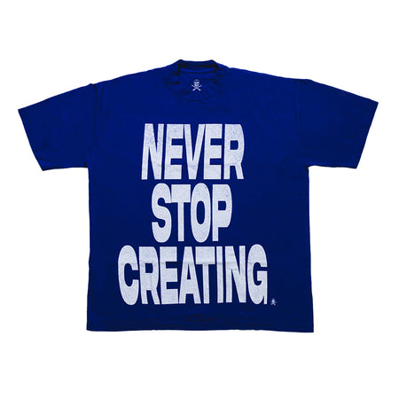 Never Stop Creating Tee - Royal