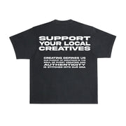 Support Your Local Creatives Tee - Black