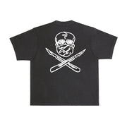 Never Stop Skull Tee - Black