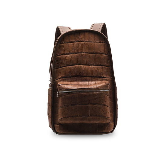 SRGN Luxe Backpack- Brown Croc